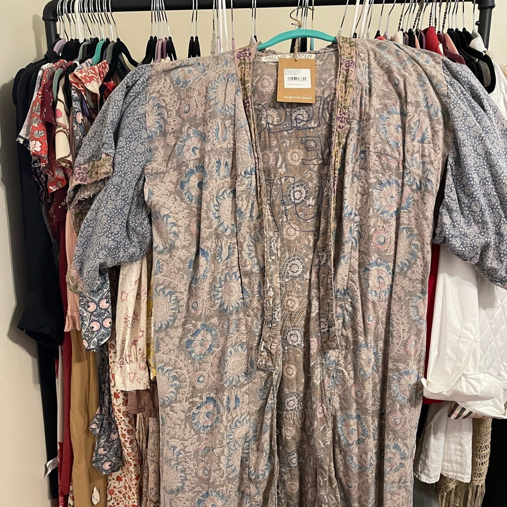 Follow the Sun Kimono
Worn once and hand washed, air dried. 
Originally 600.
